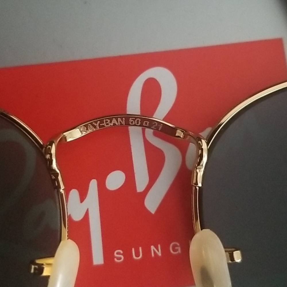 Brand New Ray-Ban RB3447 Round Metal 001 - Picture 4 of 7